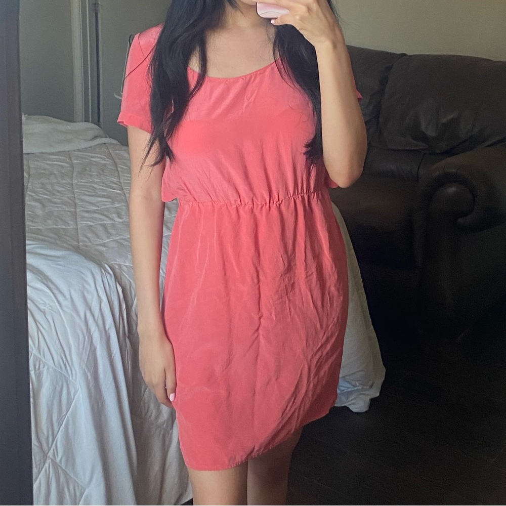Amanda Uprichard Coral Mini Dress